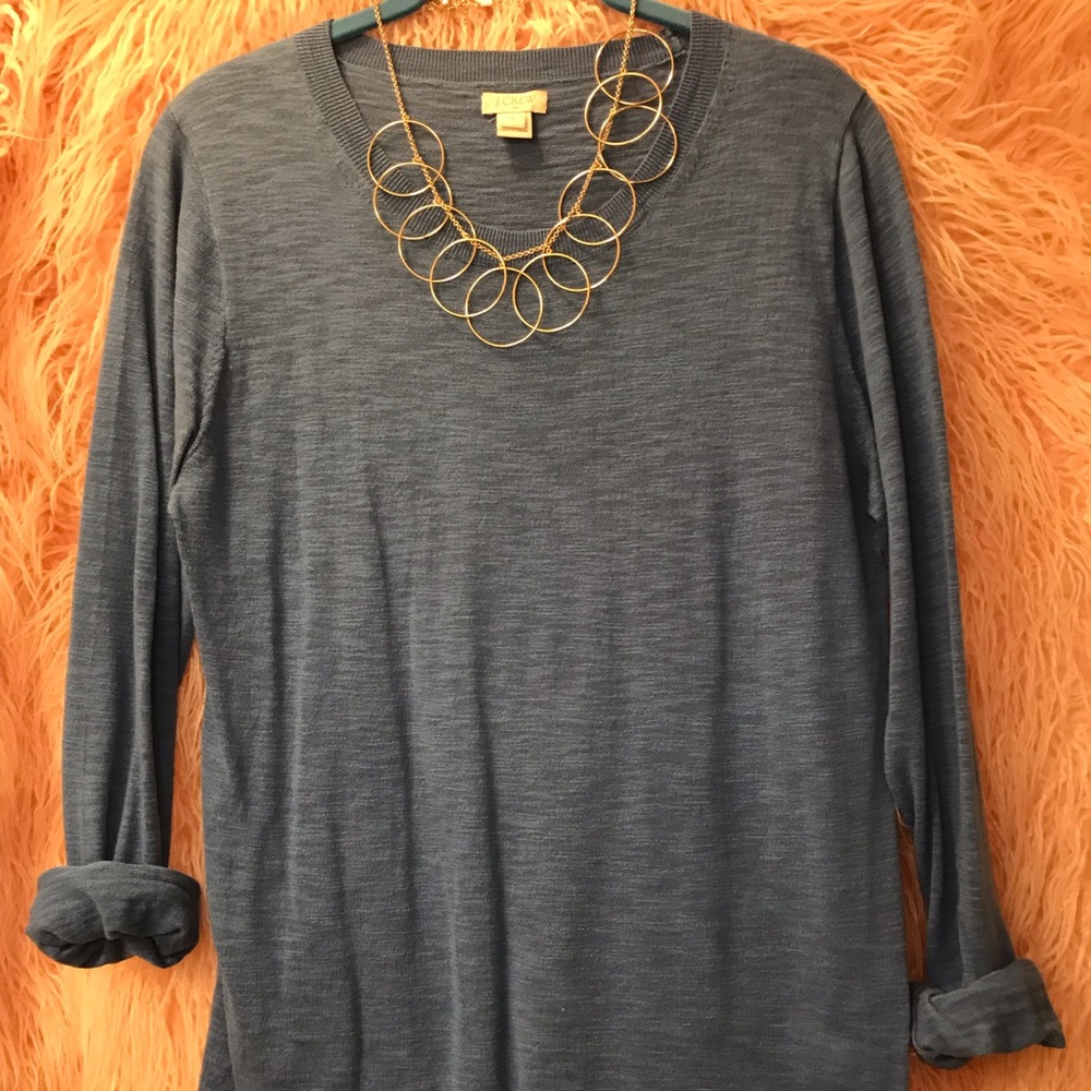 J. Crew light-weight sweater/long sleeve shirt